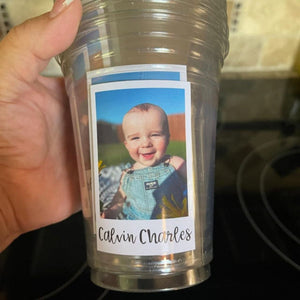 Personalized Photo Plastic Party Cups Party Decorations