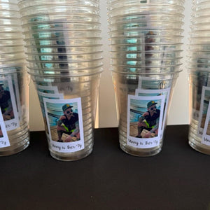 Personalized Photo Plastic Party Cups Party Decorations