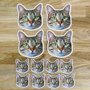 Personalized Funny Face Stickers