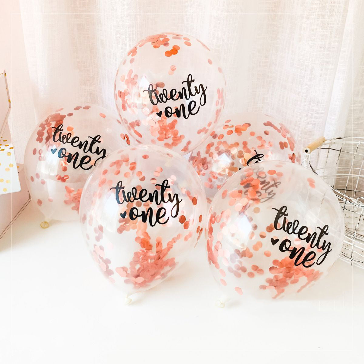 Personalized Sequined Balloons Birthday Party Decorations