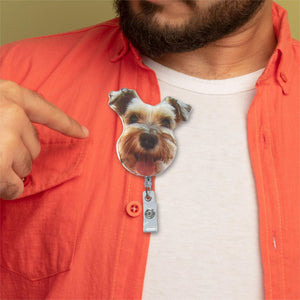 Personalized Funny Pet Badge Reel