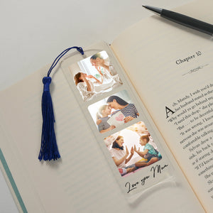 Personalized Memorial Acrylic Bookmark-Custom Acrylic Bookmark with Tassel