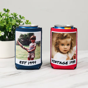 Personalized Insulated Photo Can Cooler Party Decorations