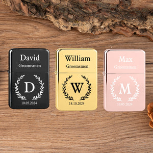 Personalized Name Engraved Lighter Groomsmen Gift