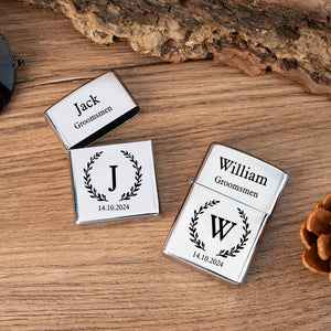 Personalized Name Engraved Lighter Groomsmen Gift