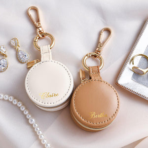 Personalized Name Bridesmaid Roundness Jewelry Box