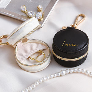 Personalized Name Bridesmaid Roundness Jewelry Box