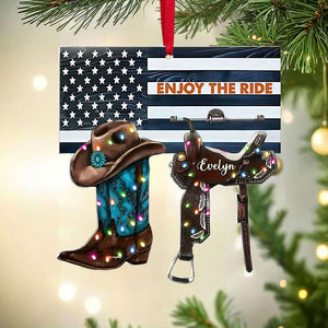 Personalized Gifts For Horse Lovers Christmas Ornament