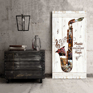 Personalized Saxophone Photo Collage Poster Gifts to Musicians