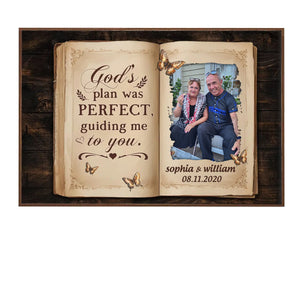 Personalized Gift for Couples Lovebook Canvas/Poster