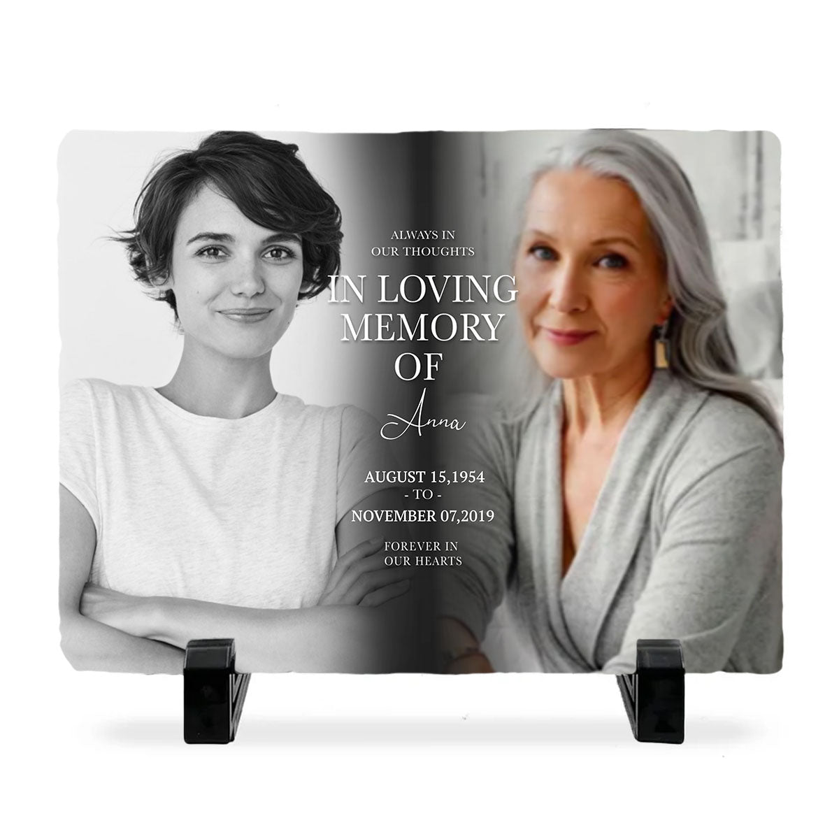 Personalized In Loving Memory Photo Memorial Stone