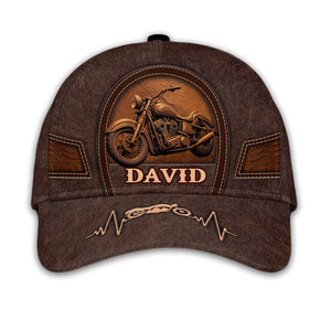 Personalized Old Biker Classic Cap