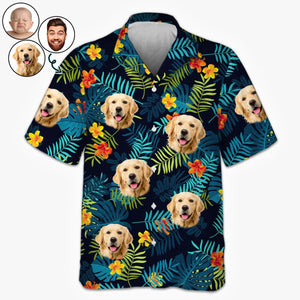 Personalized Photo Hawaiian Beach Shirt