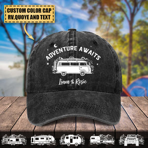 Happy Campers Custom RV Camping Cap, camping Lover Gifts