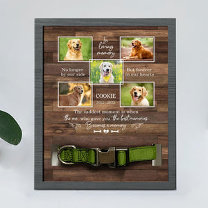 Personalized Memorial Pet Loss Frame - Memorial Gift For Dog/ Cat Lover - In Loving Memory