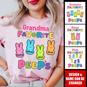 Personalized Grandma Easter Pure cotton T-shirt