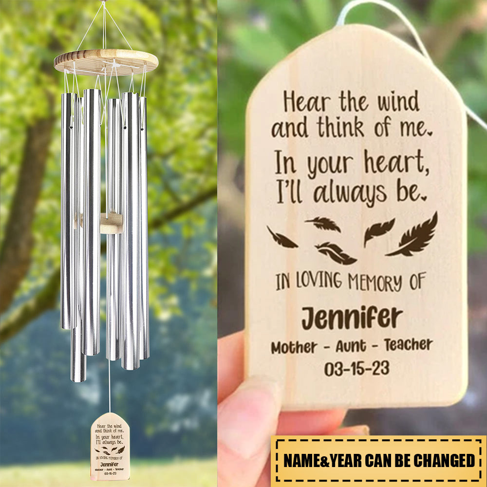 In The Loving Memory Of Family Wind Chimes Personalized Gifts - barods