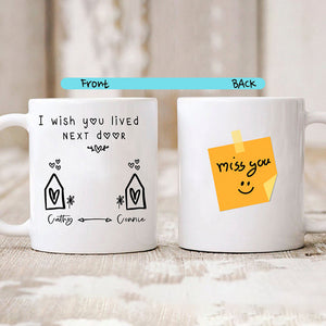 Personalized Long Distance Best Friend Bestie Mug