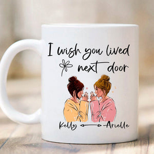 Personalized Long Distance Best Friend Bestie Mug