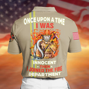 Personalized Firefighter Polo Shirt