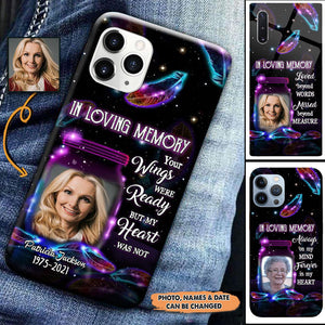 Personalized In Loving Memory Family Loss Upload Picture Memorial Gift Phone case