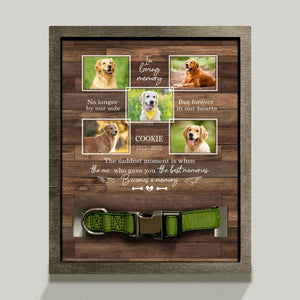 Personalized Memorial Pet Loss Frame - Memorial Gift For Dog/ Cat Lover - In Loving Memory