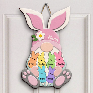 Personalized Grandma Easter Door Sign - Gift For Grandma