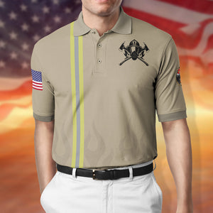 Personalized Firefighter Polo Shirt