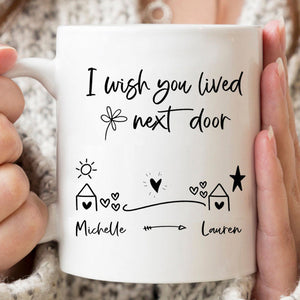 Personalized Long Distance Best Friend Bestie Mug