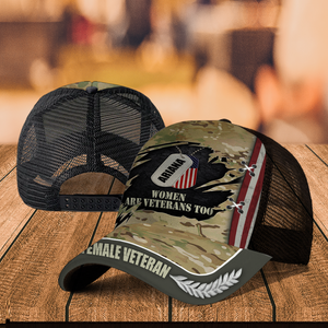 Personalized Classic Cap-Women Are Veterans Too