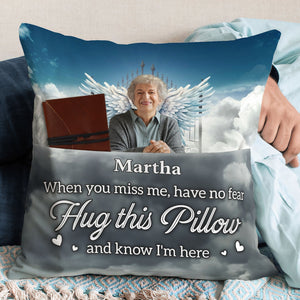 Hug This Pillow - Personalized Photo Pocket Pillow