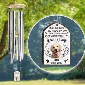 Hear The Wind And Know I'm Ok Personalized Wind Chimes