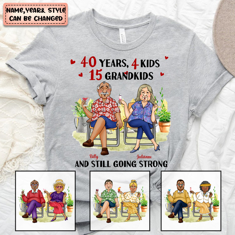 Personalized Gift For Senior Couple Proud Annoying Each Other T-Shirt