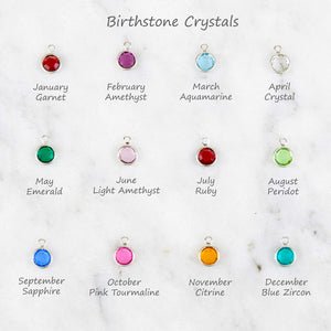 Personalized Best Friend Birthstone Charm Bracelet- Not Sisters By Blood But Sisters By Heart Bracelet