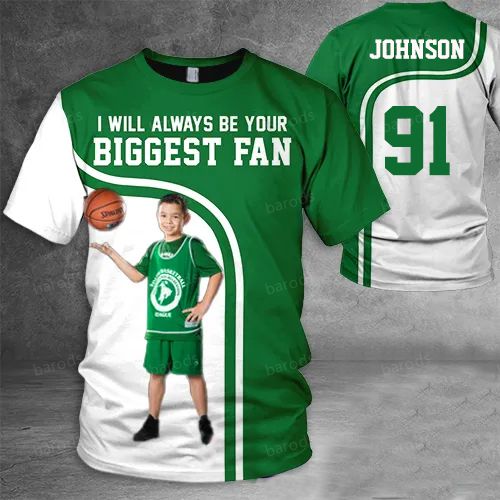 I'll Always Be Your Biggest Fan Football Personalized Shirt For Girlfriend